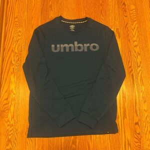 Teal umbro crew neck sweater